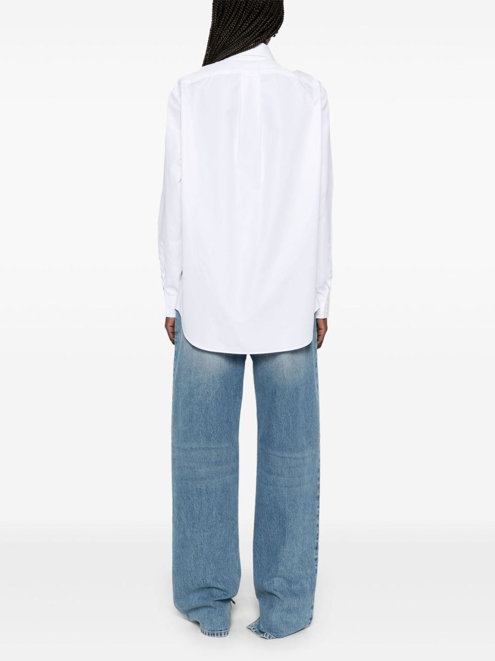 cotton poplin shirt - 4