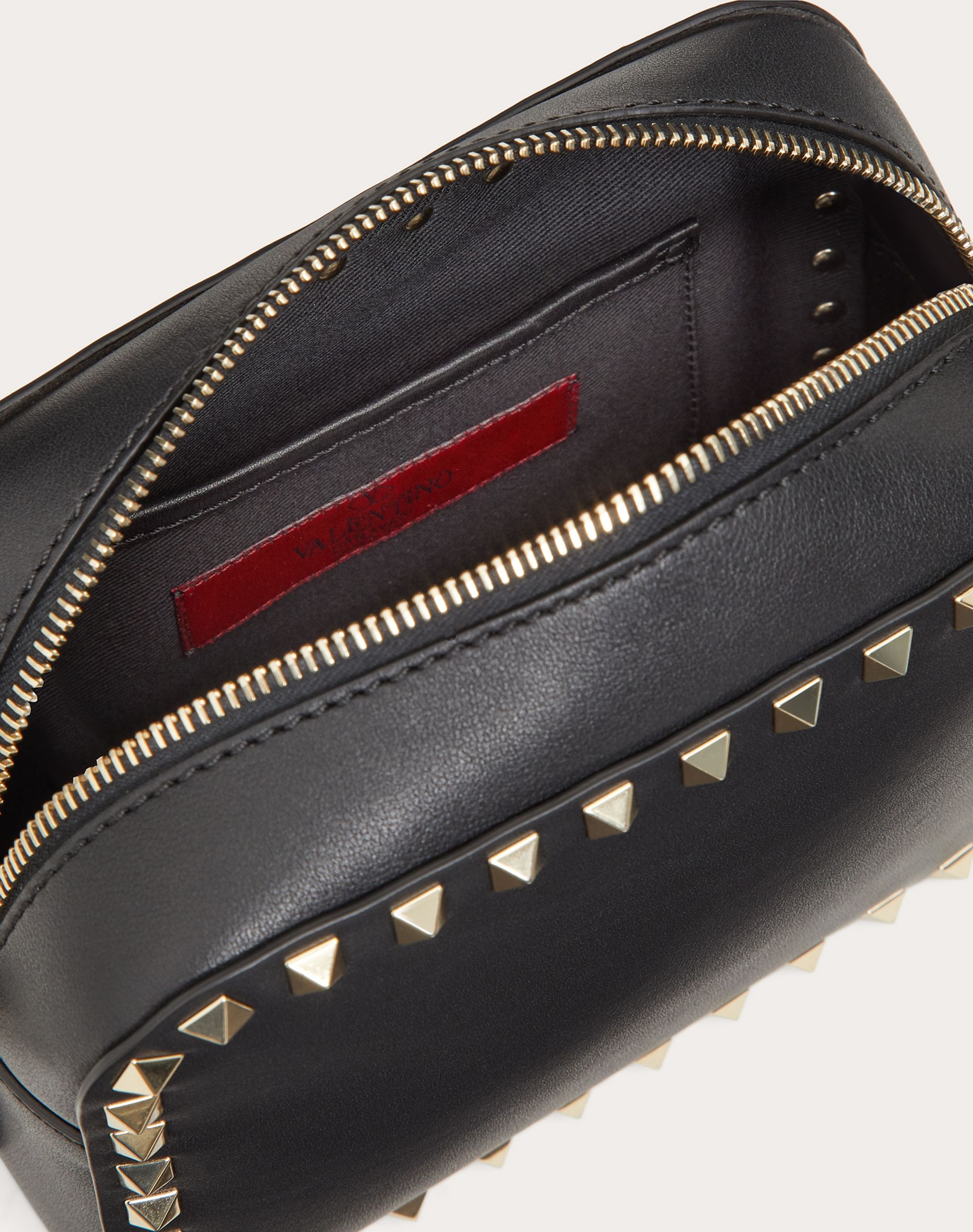 Small Rockstud Calfskin Crossbody Bag - 4