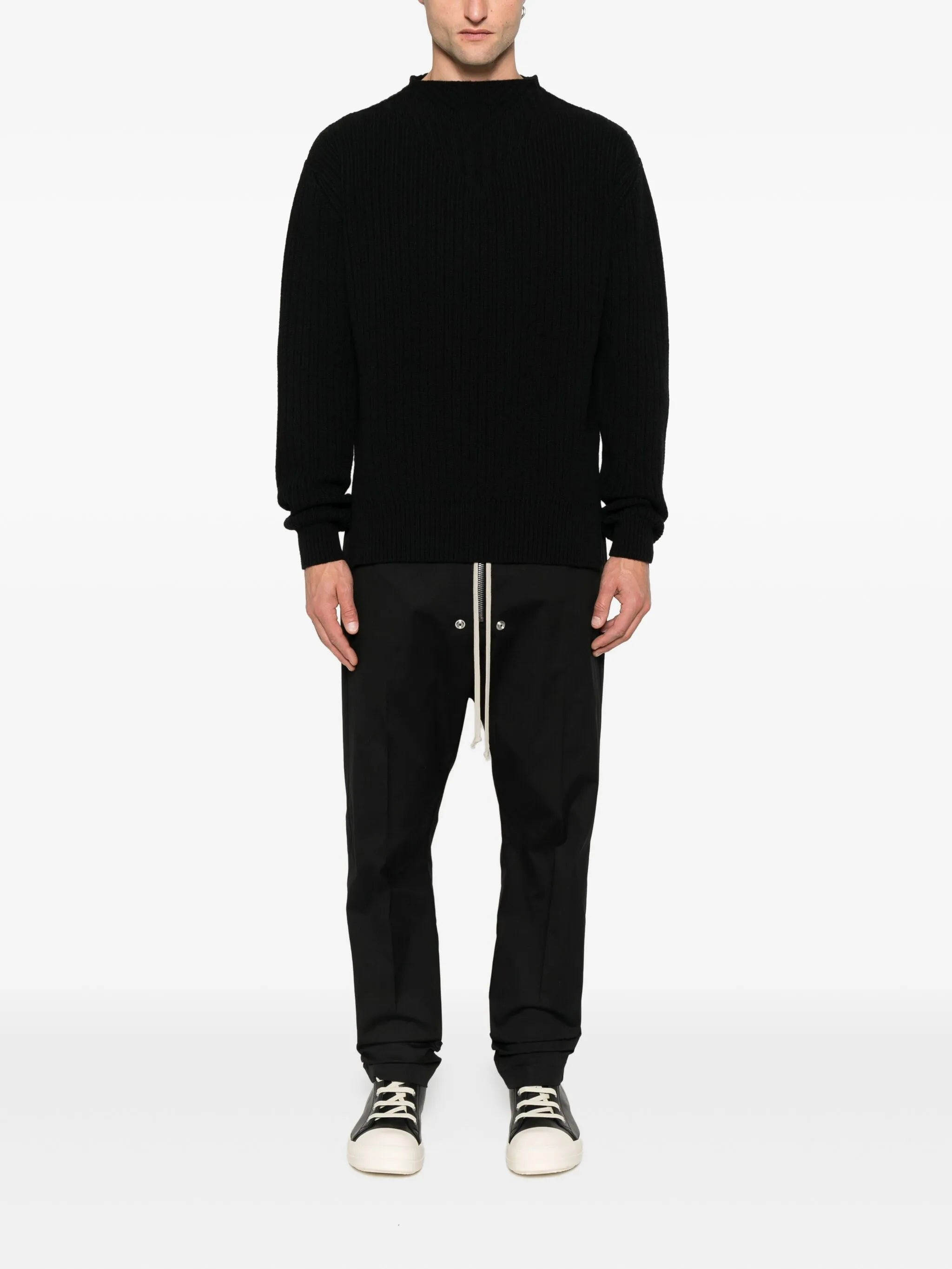 Rick Owens Mock-neck Sweater - 3