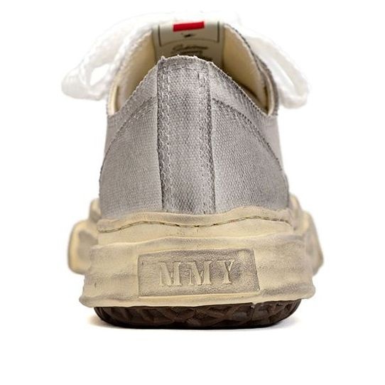 Maison MIHARA YASUHIRO Peterson OG Sole Distressed Canvas Low 'White' A10FW717-WHITE - 4