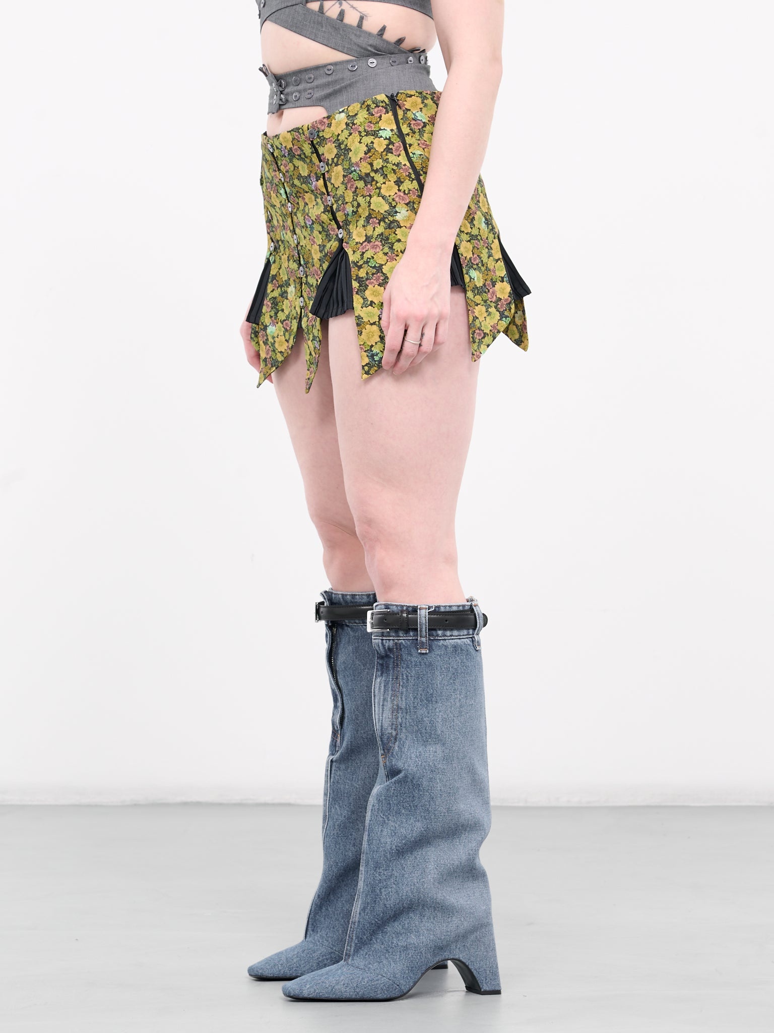 Panel Mini Skirt - 2