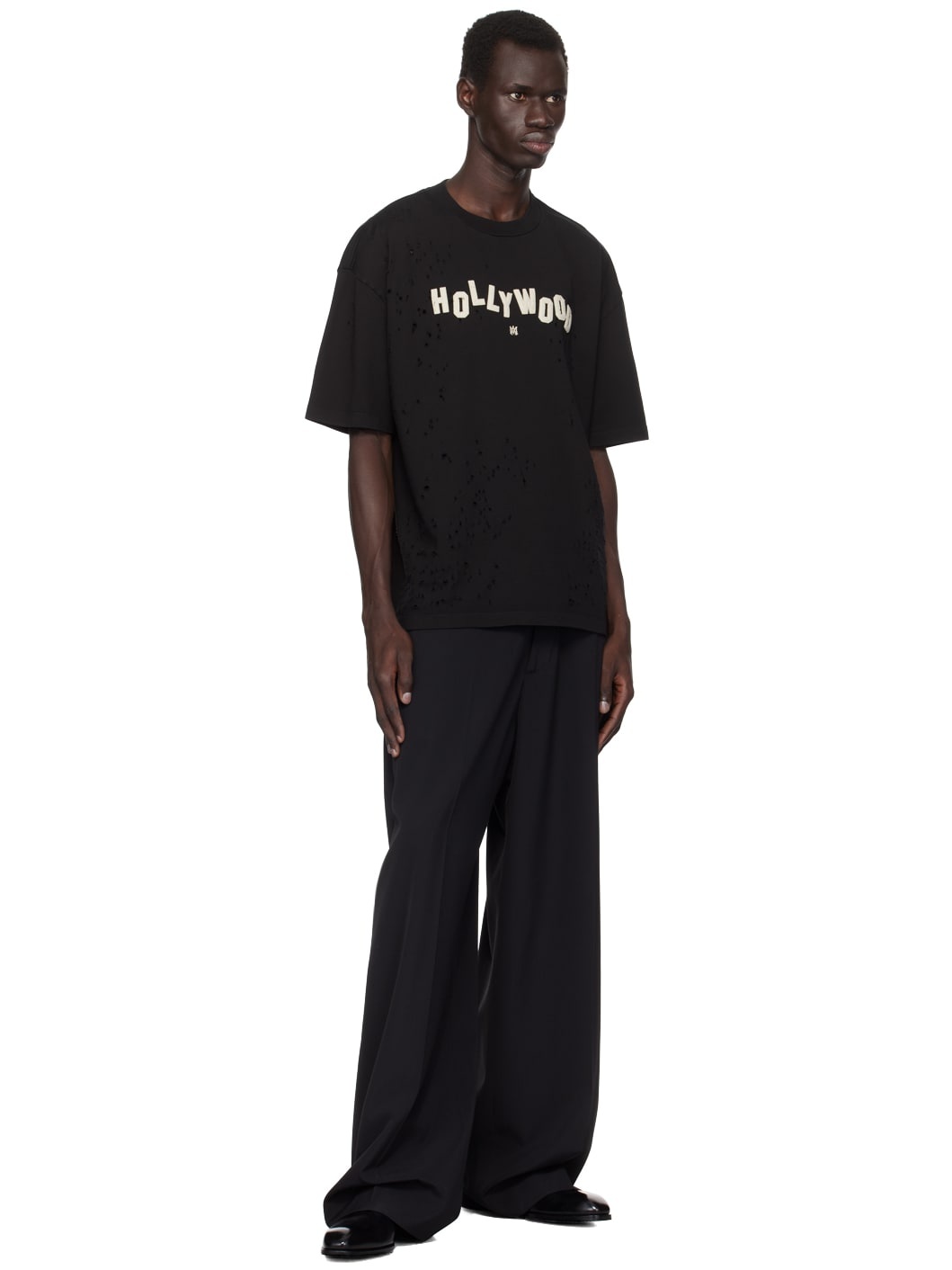 Black 'Hollywood' Shotgun T-shirt - 4