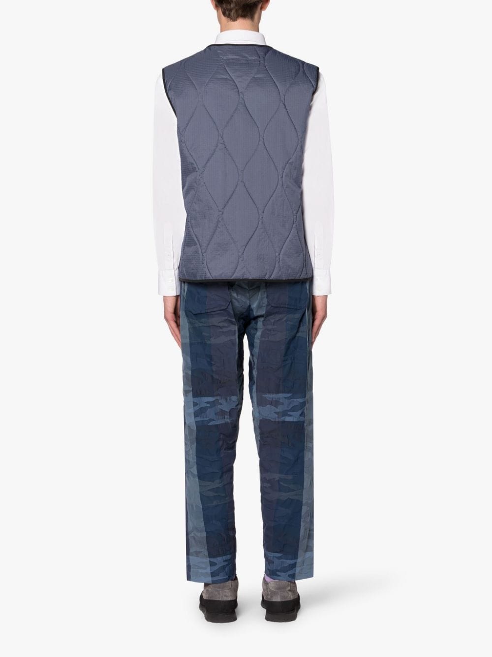 GENERAL NAVY NYLON GILET - 3
