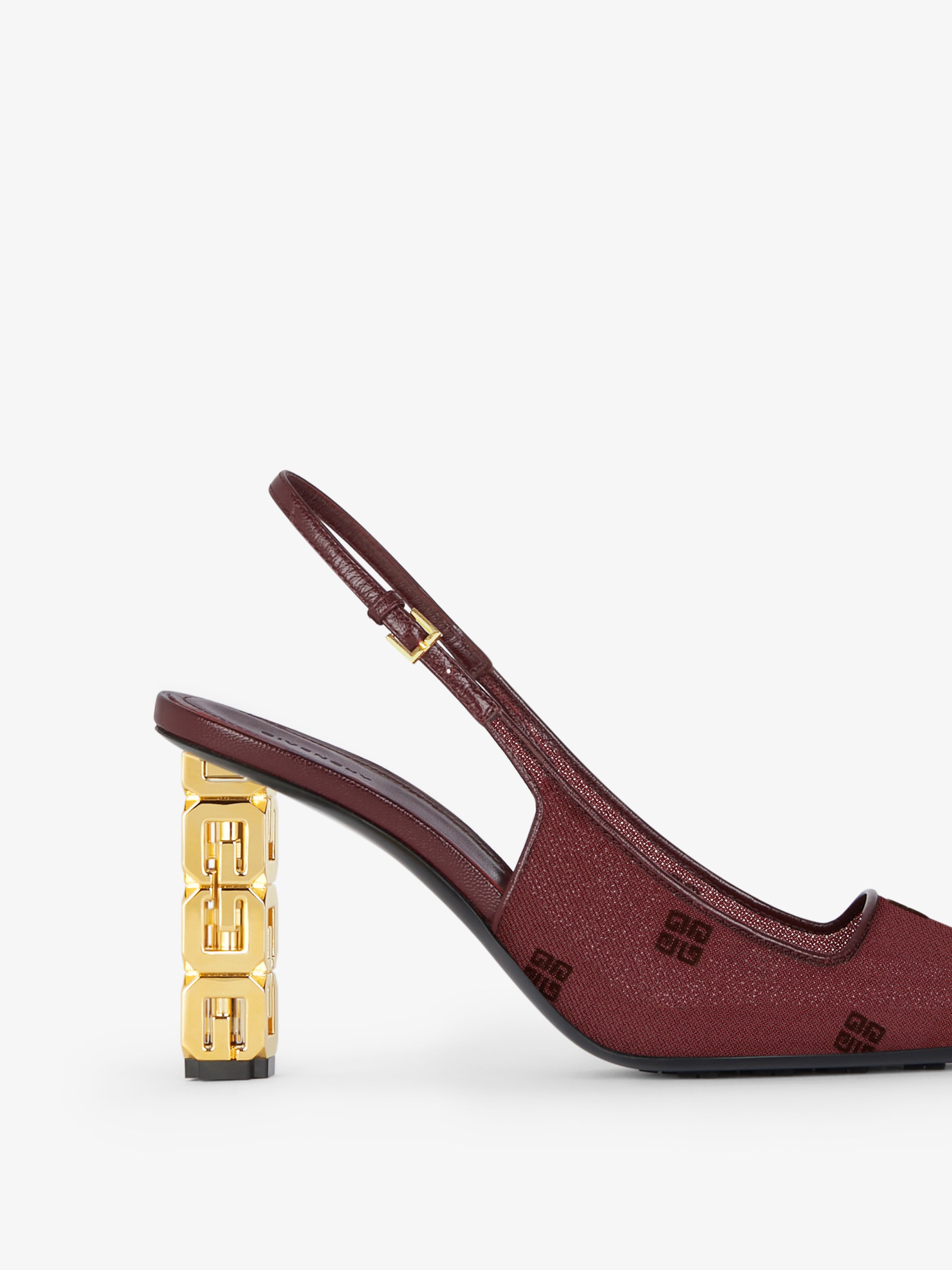 G CUBE SLINGBACKS IN 4G MESH - 5