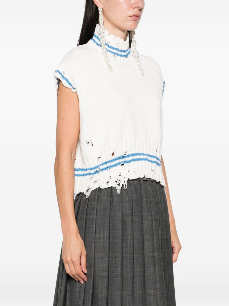 frayed-hem sleeveless top 3