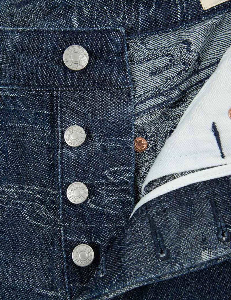 KOMAINU JACQUARD DENIM SHORTS 7