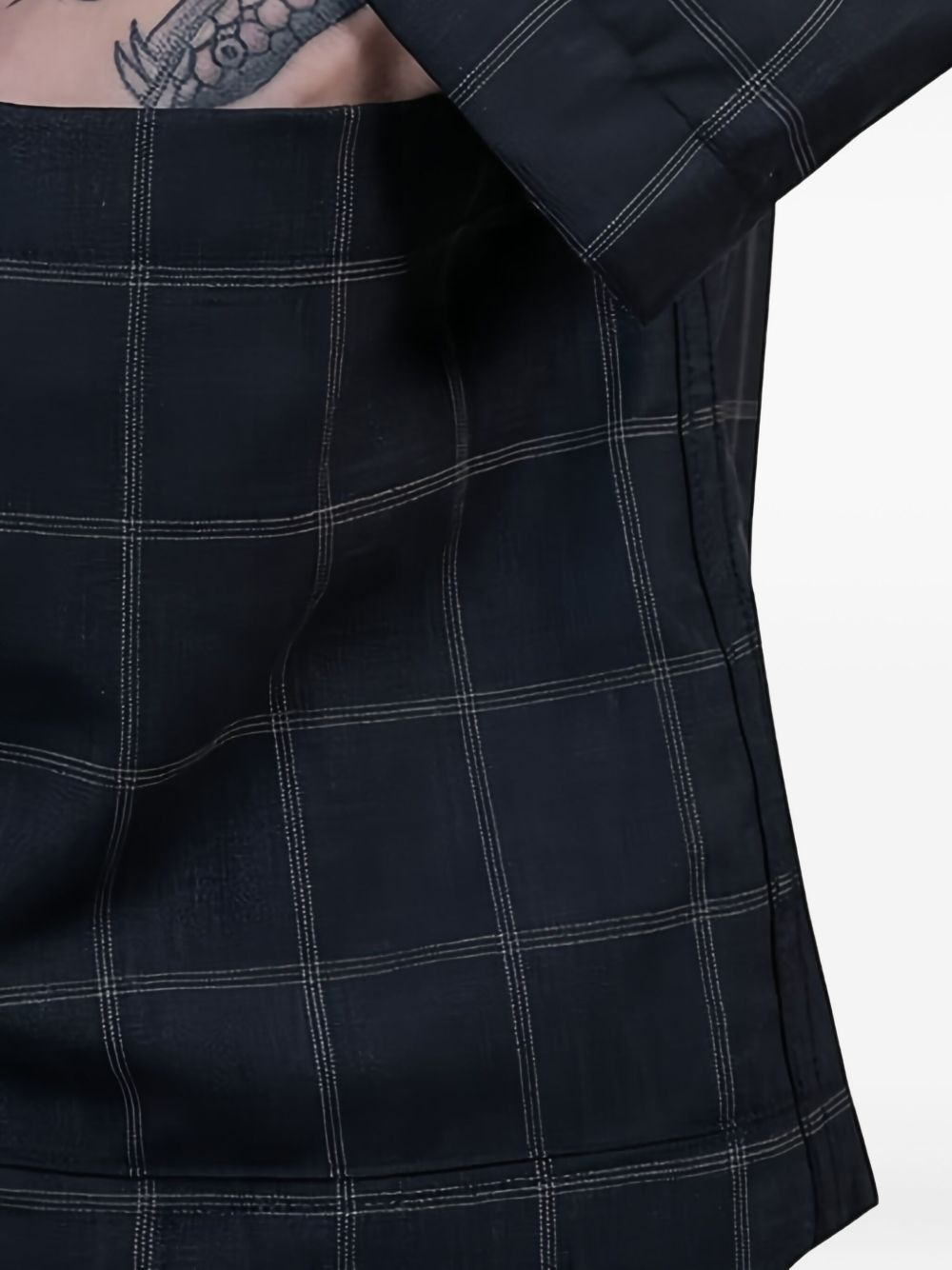 checked pocket jacket - 4