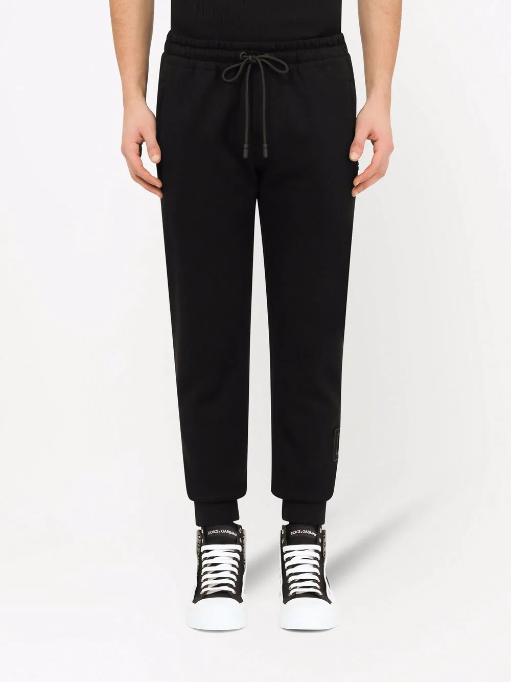 drawstring track pants - 3