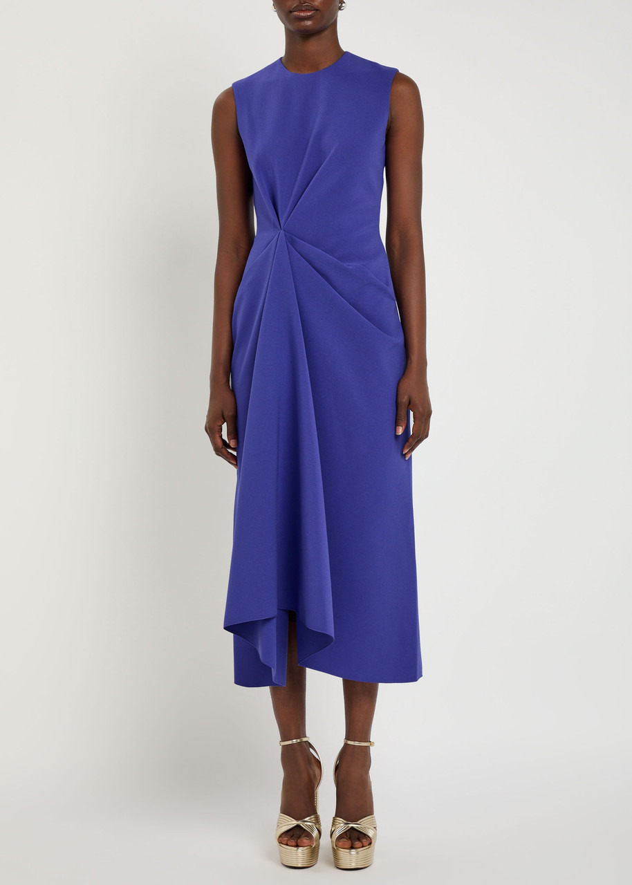 Roksanda Almas Gathered Crepe Midi Dress - 2