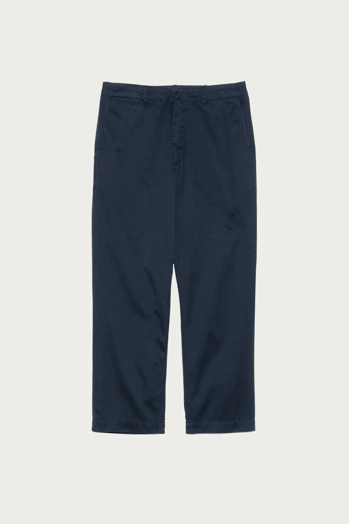 Wide Chino Pants - Navy - 1