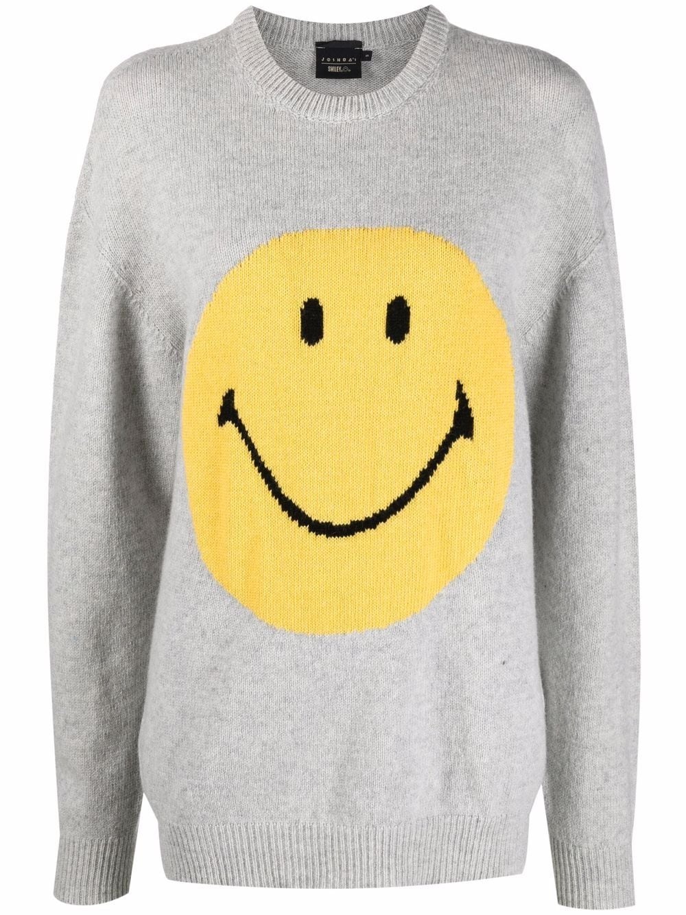 smiley knitted jumper - 1