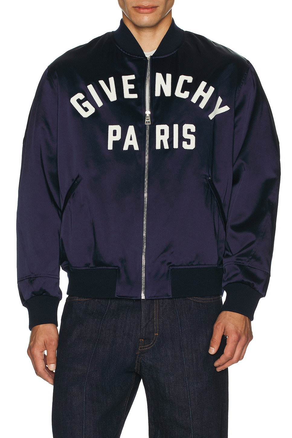 Satin Bomber Jacket - 4