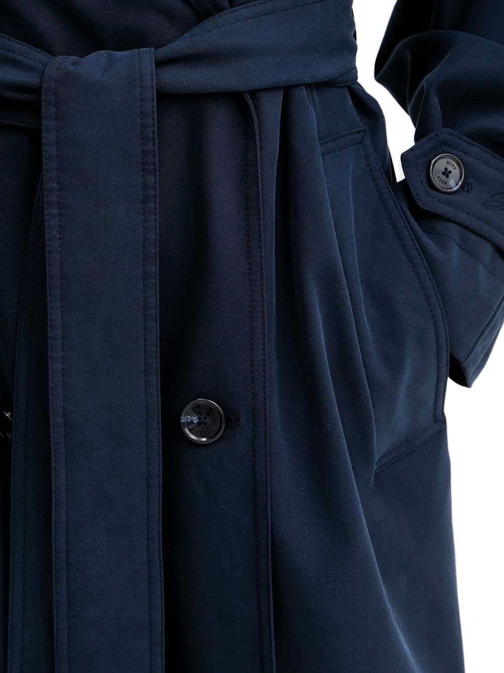belted trench coat - 5