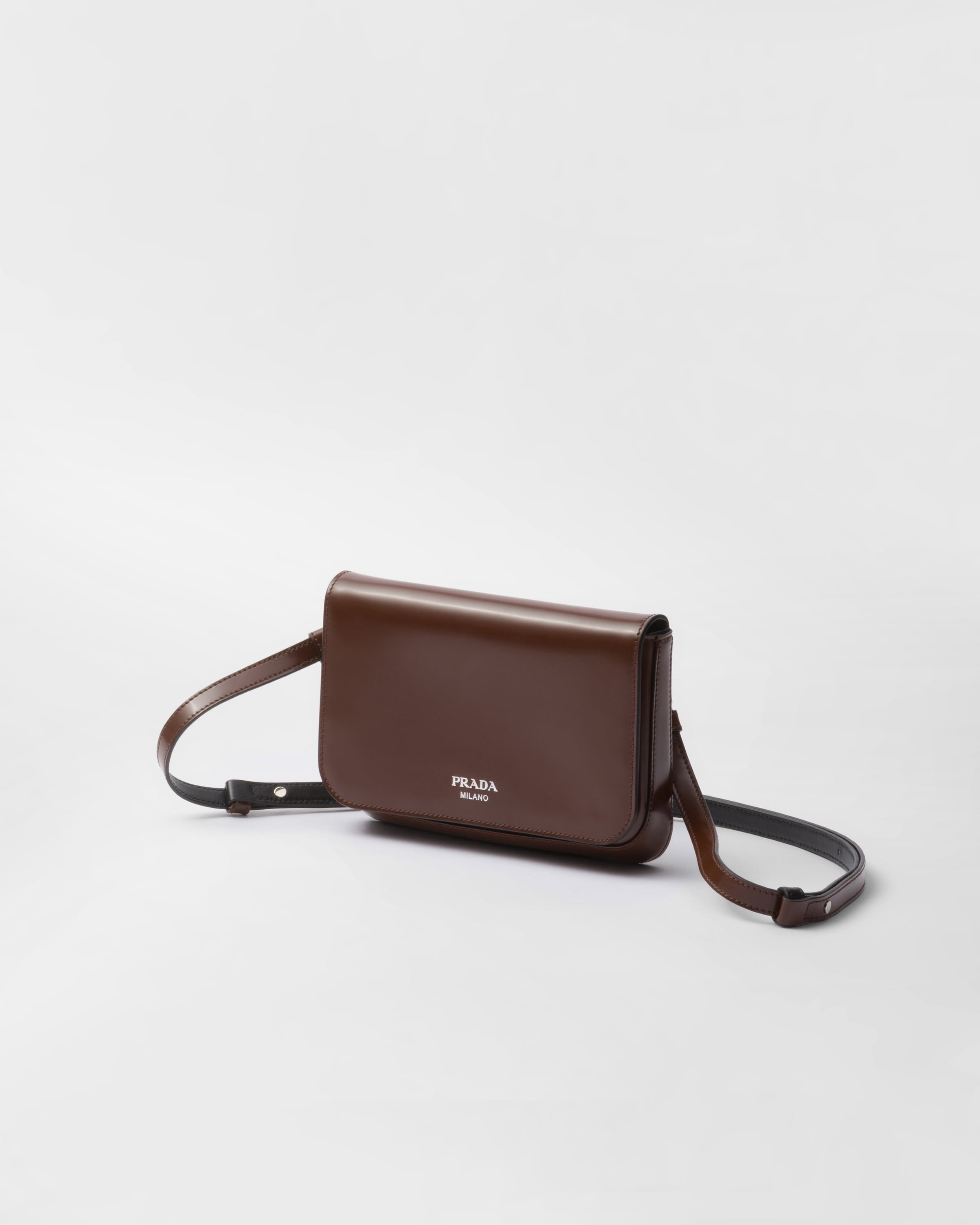 Brushed leather mini-bag with shoulder strap - 2