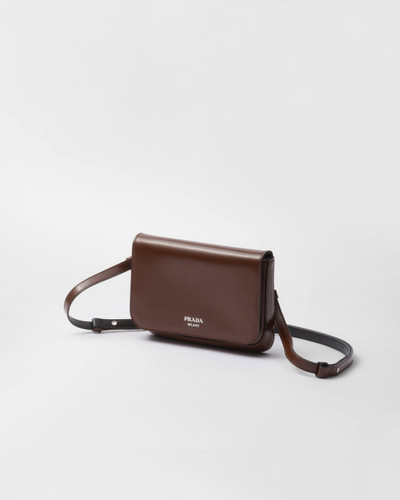 Prada Brushed leather mini-bag with shoulder strap outlook