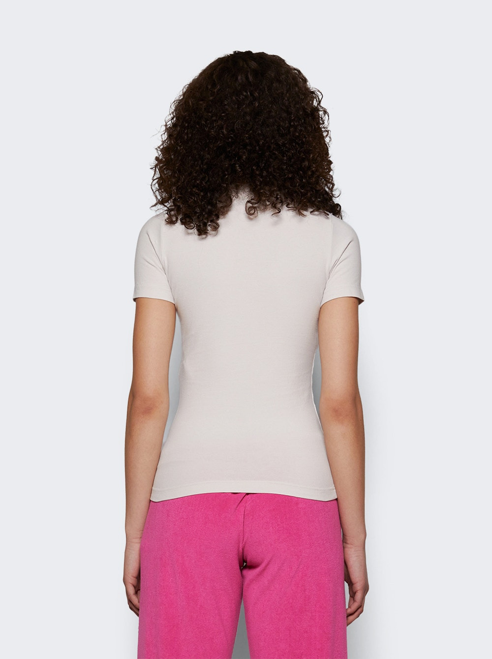 Fitted Tee Off White And Black - 4