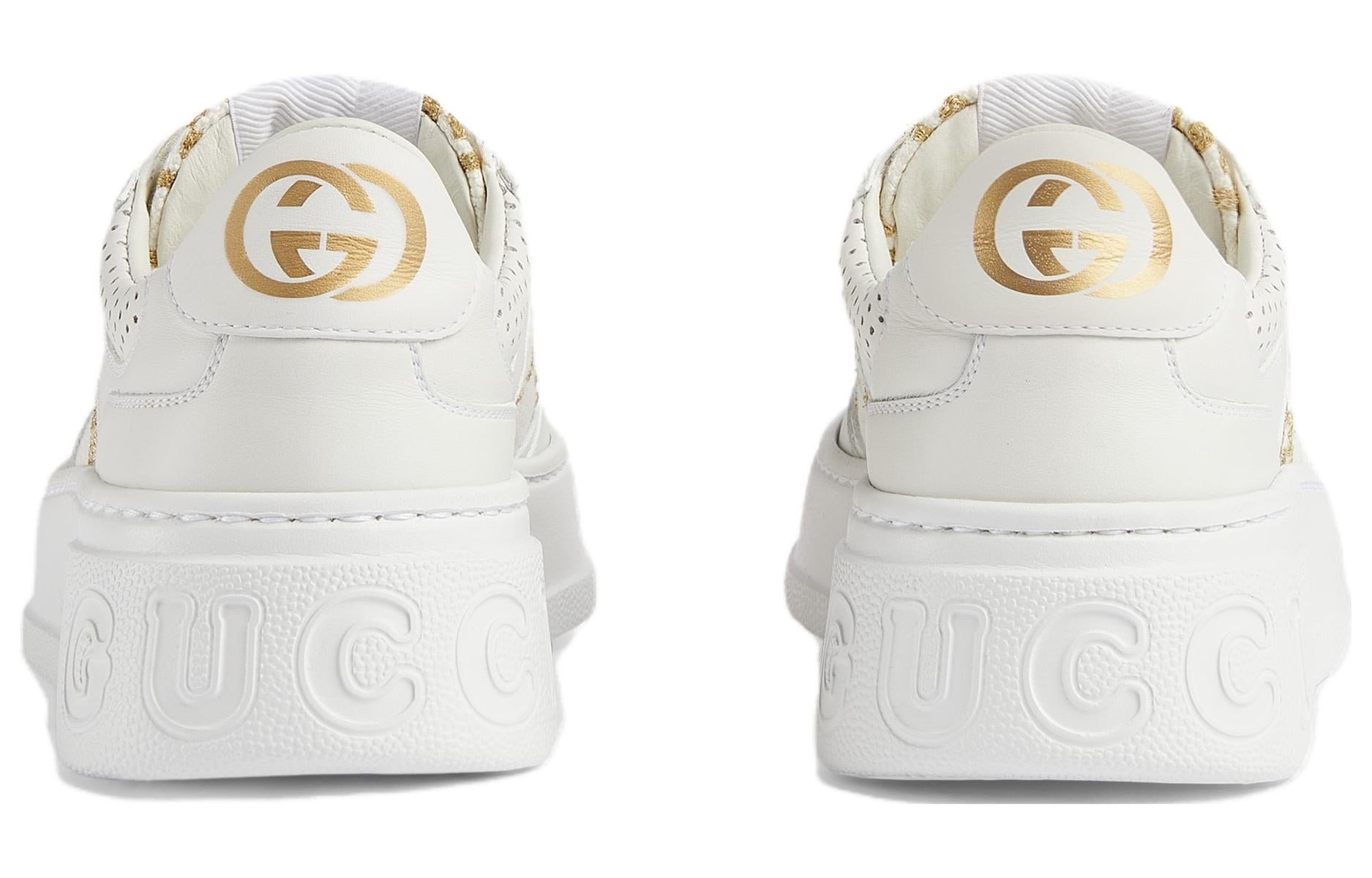 (WMNS) Gucci GG Sneaker 'White Leather' 670408-AACXG-9059 - 3