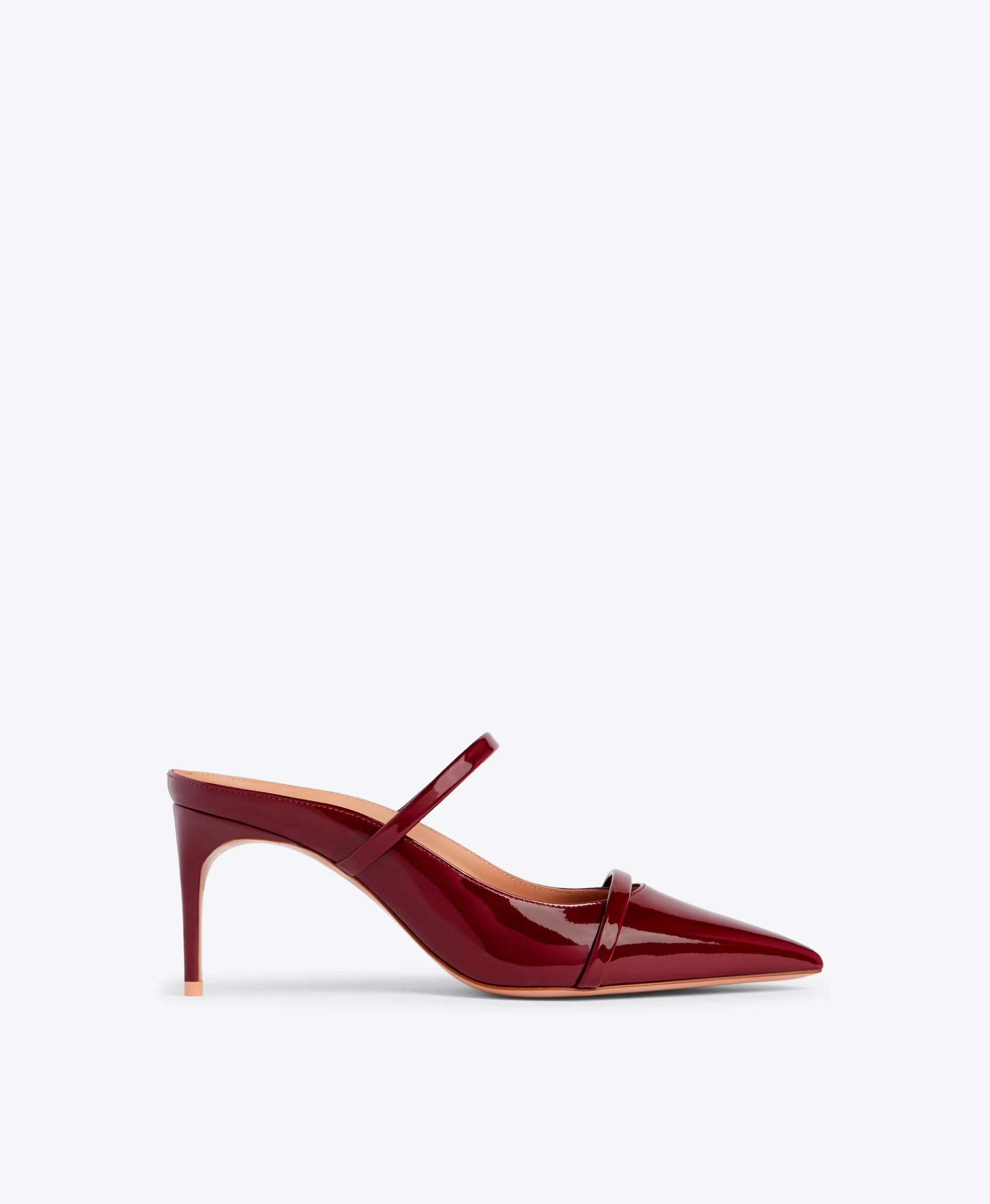 Aurora 70 Red Patent Mules - 1
