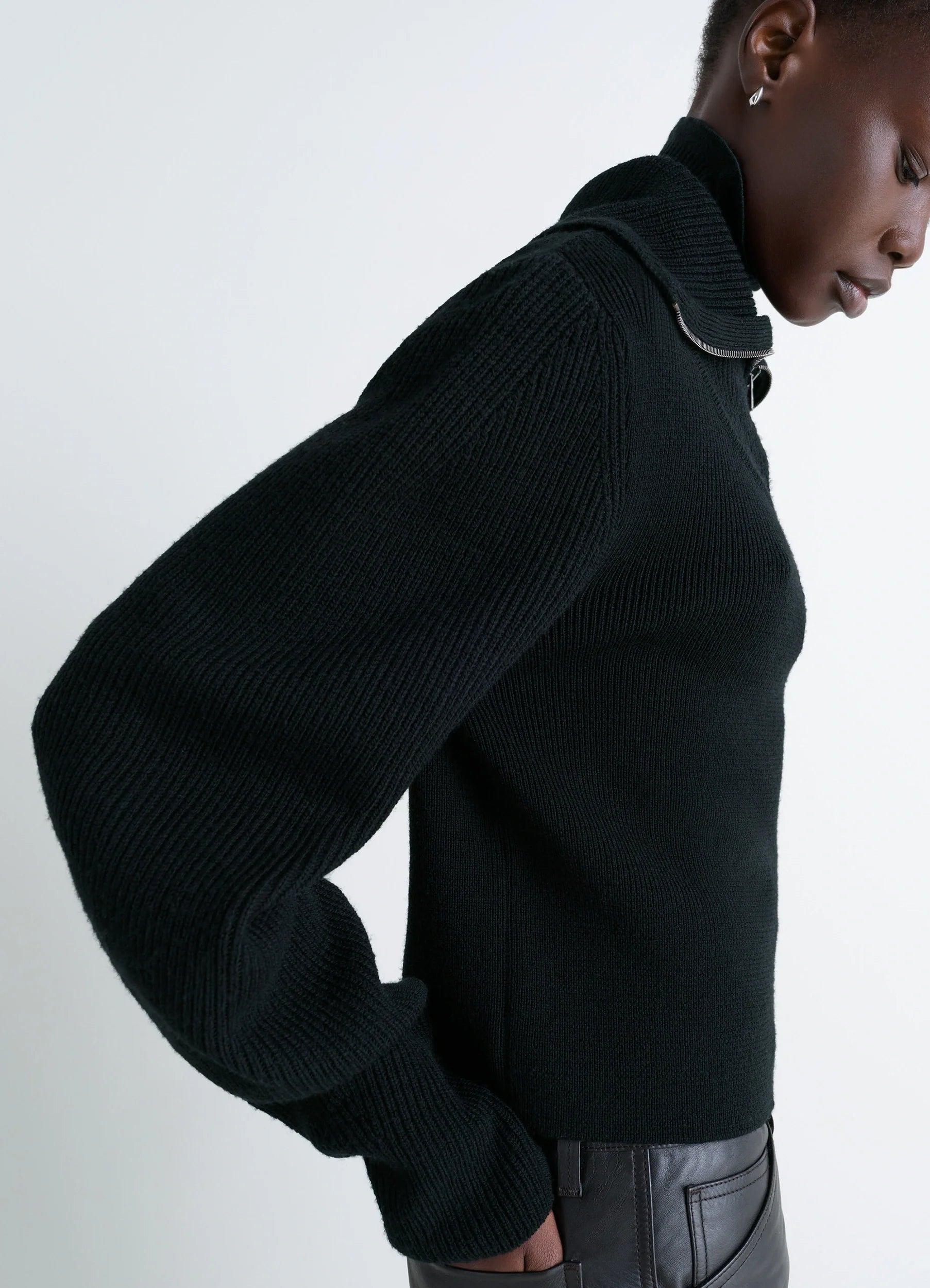 ZIPPED SWEATER - 6