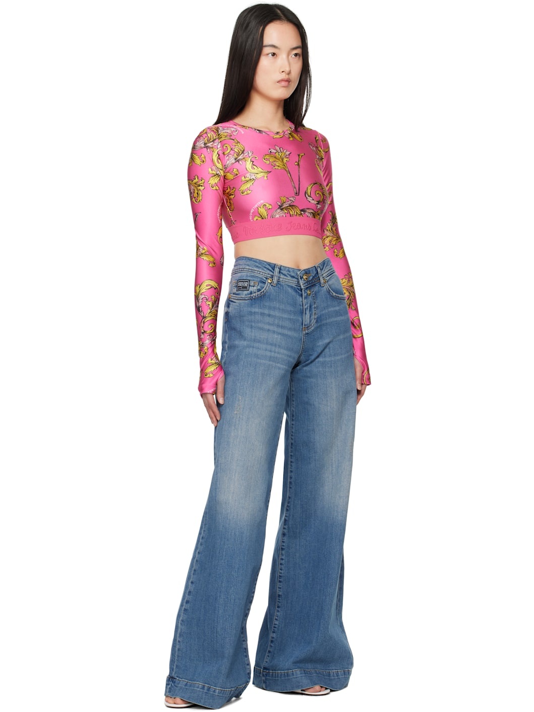 Blue Flared Jeans - 4