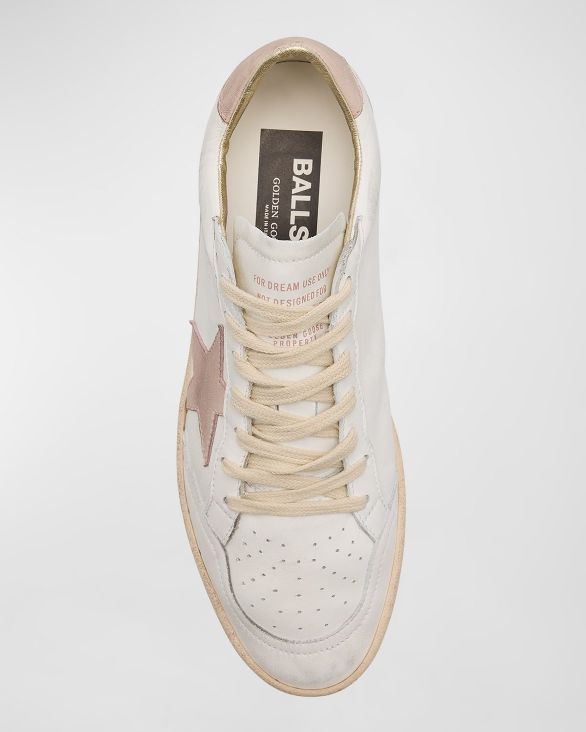 Ball Star Low-Top Leather Sneakers - 5