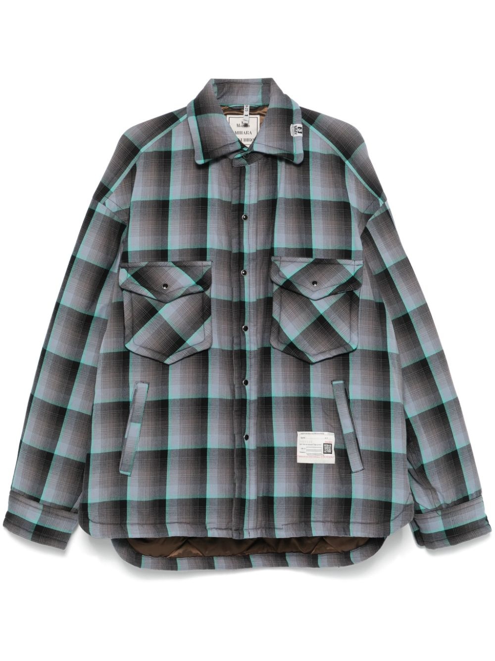 checked jacket - 1