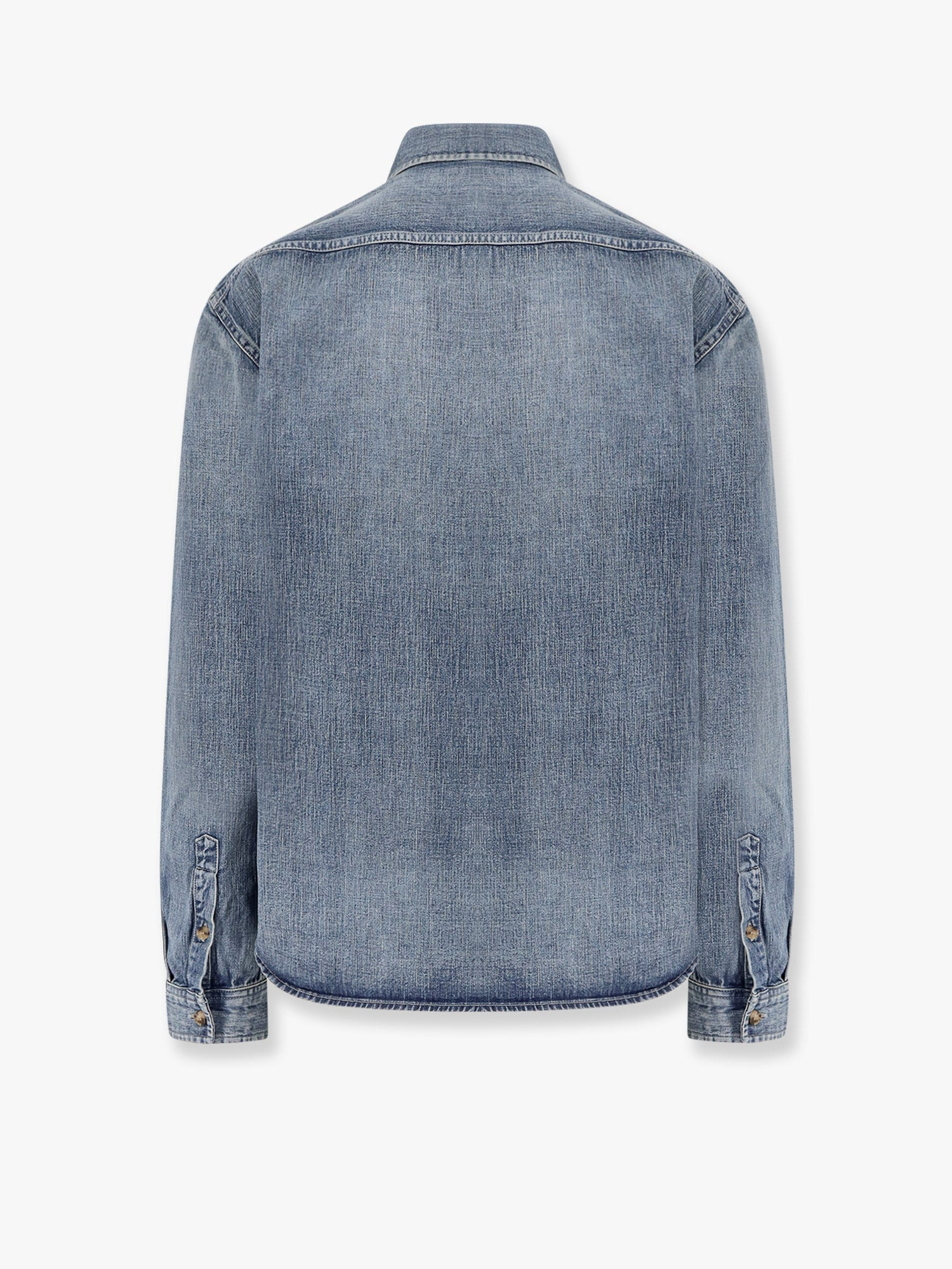 Saint Laurent Cassandre Denim Shirt - 4