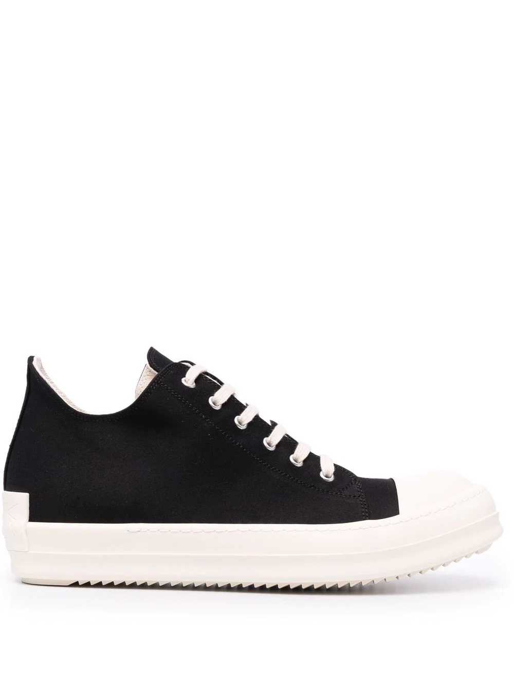 low-top canvas sneakers - 1