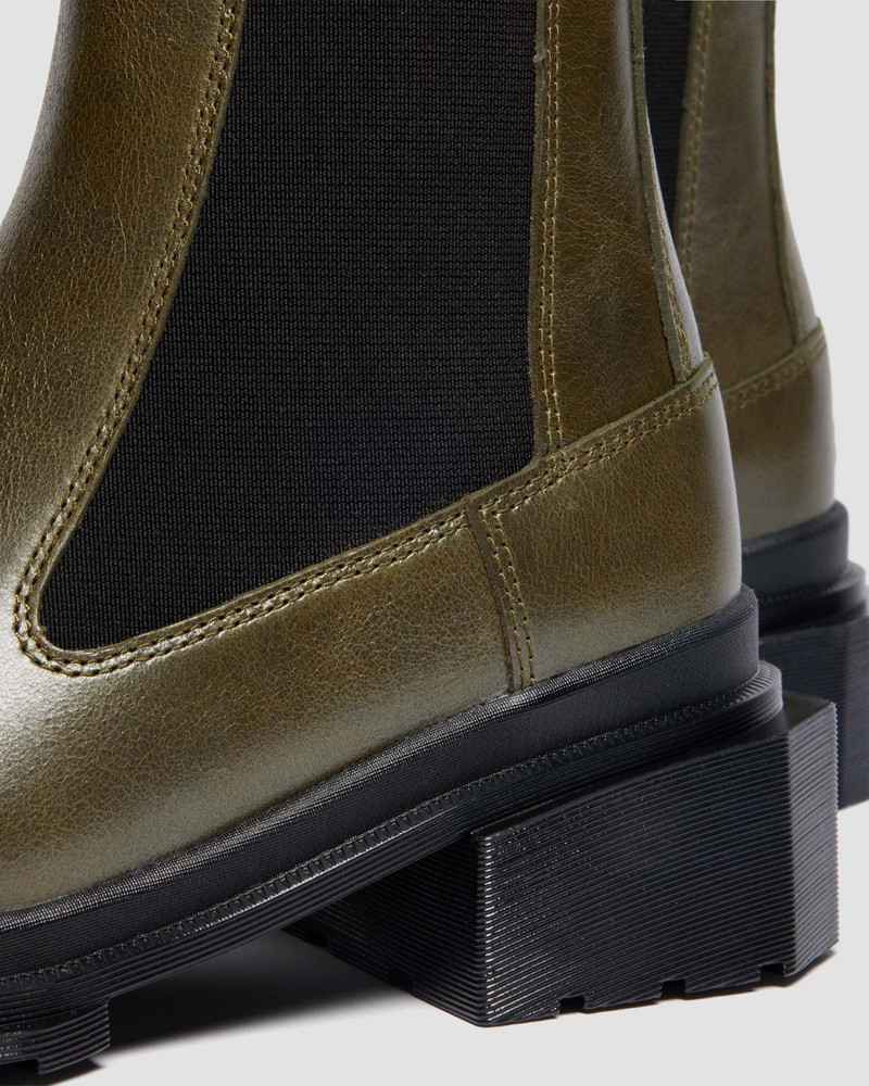 MAYBOLE CHELSEA Square Toe Leather Boots 4
