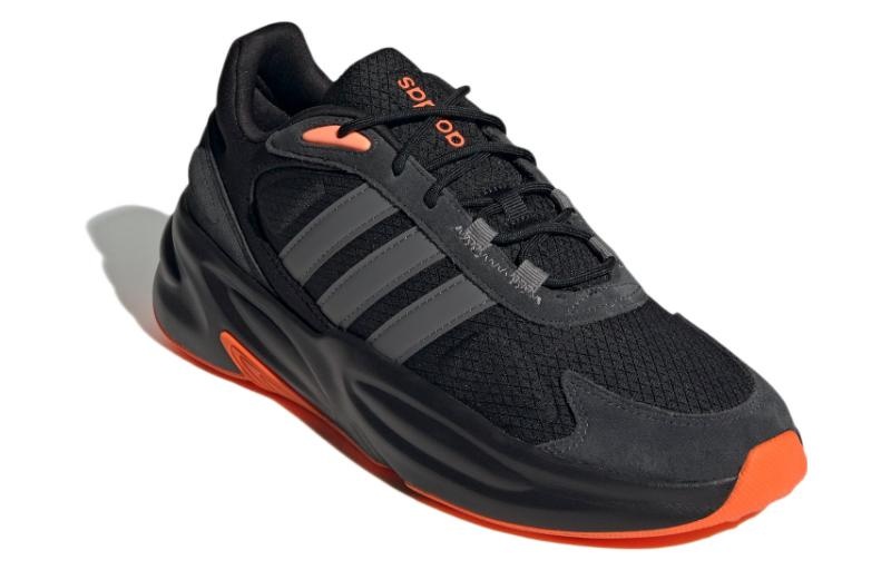 adidas Ozelle Cloudfoam Lifestyle Running Shoes 'Black Orange' GX6768 - 3