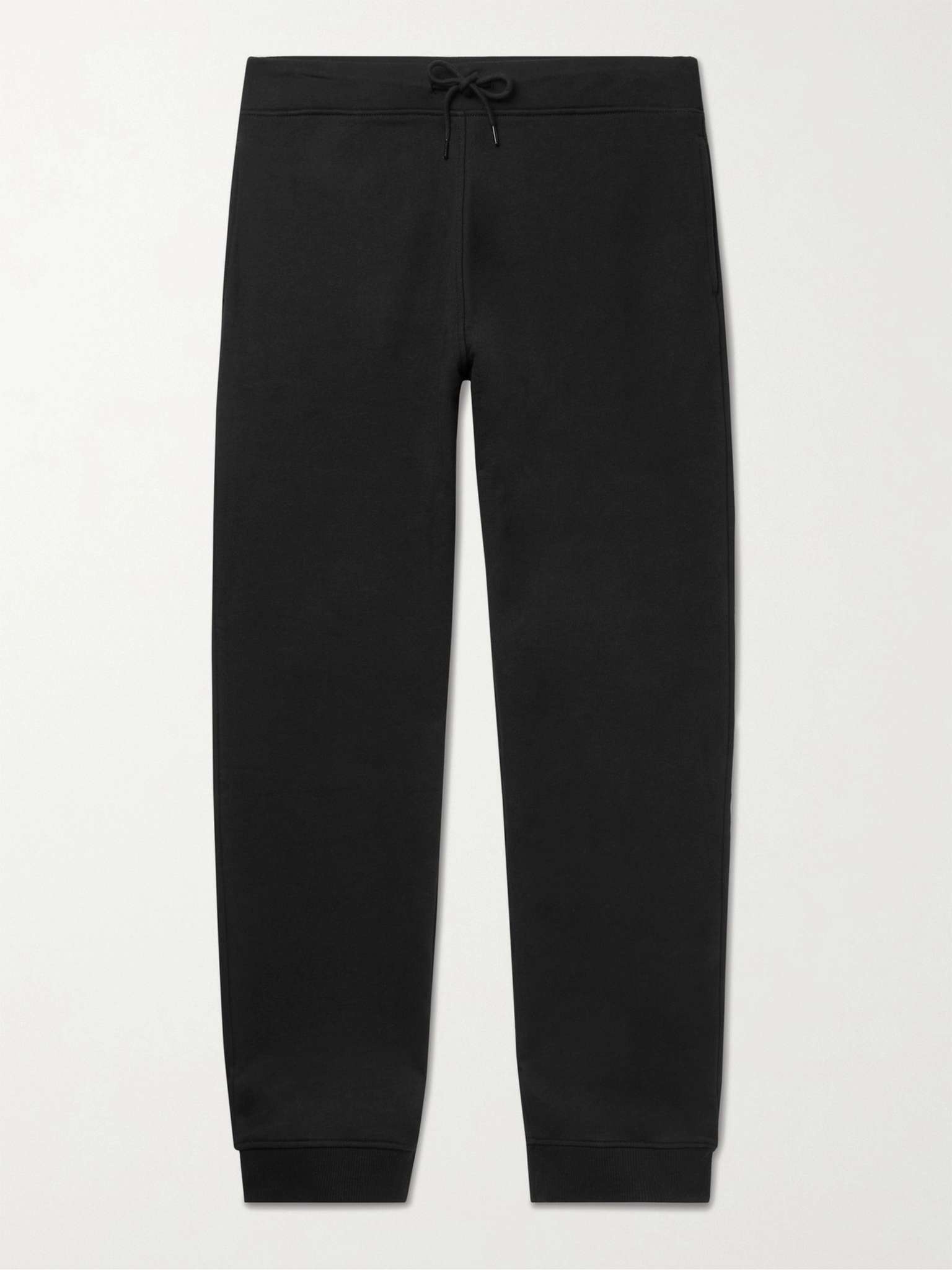 Molleton Tapered Fleece-Back Cotton-Jersey Sweatpants - 1