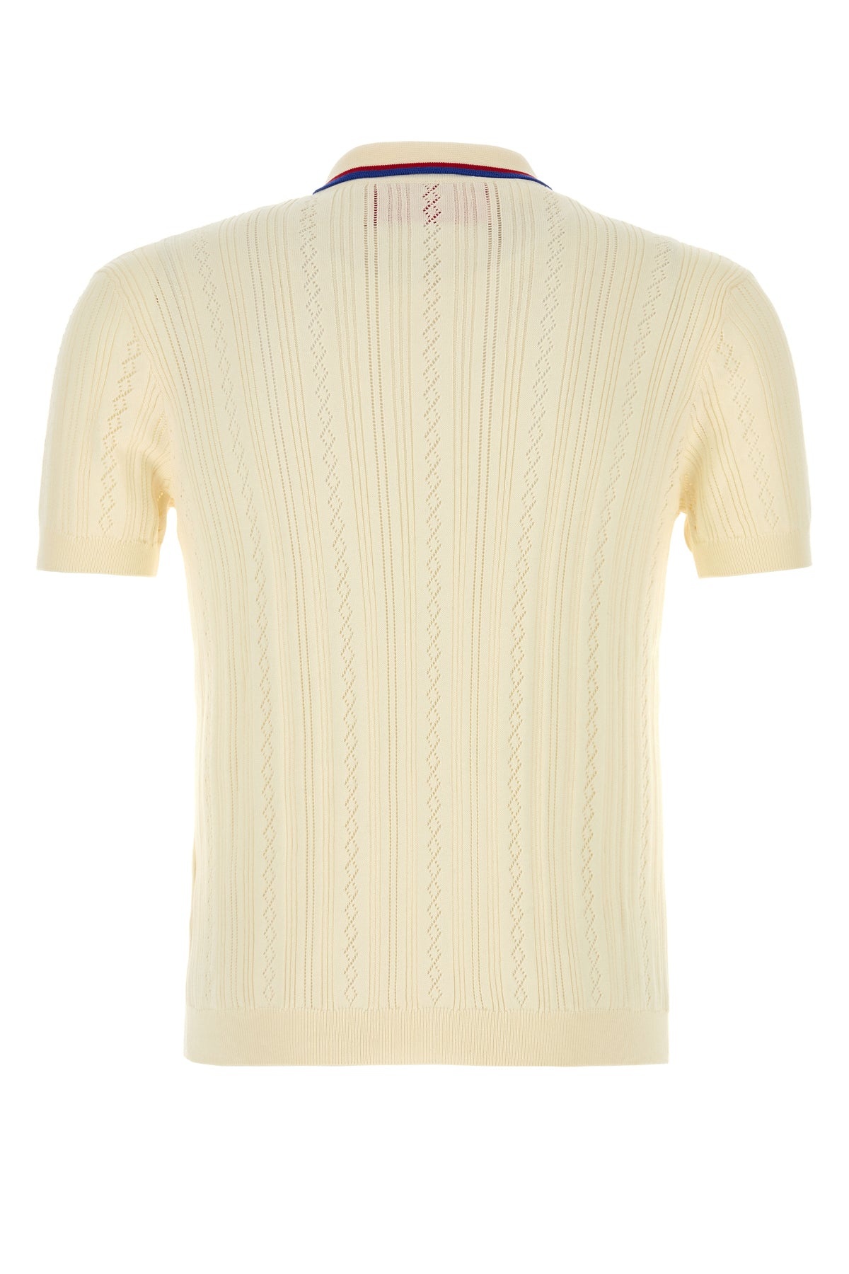 Ivory cotton polo shirt - 2