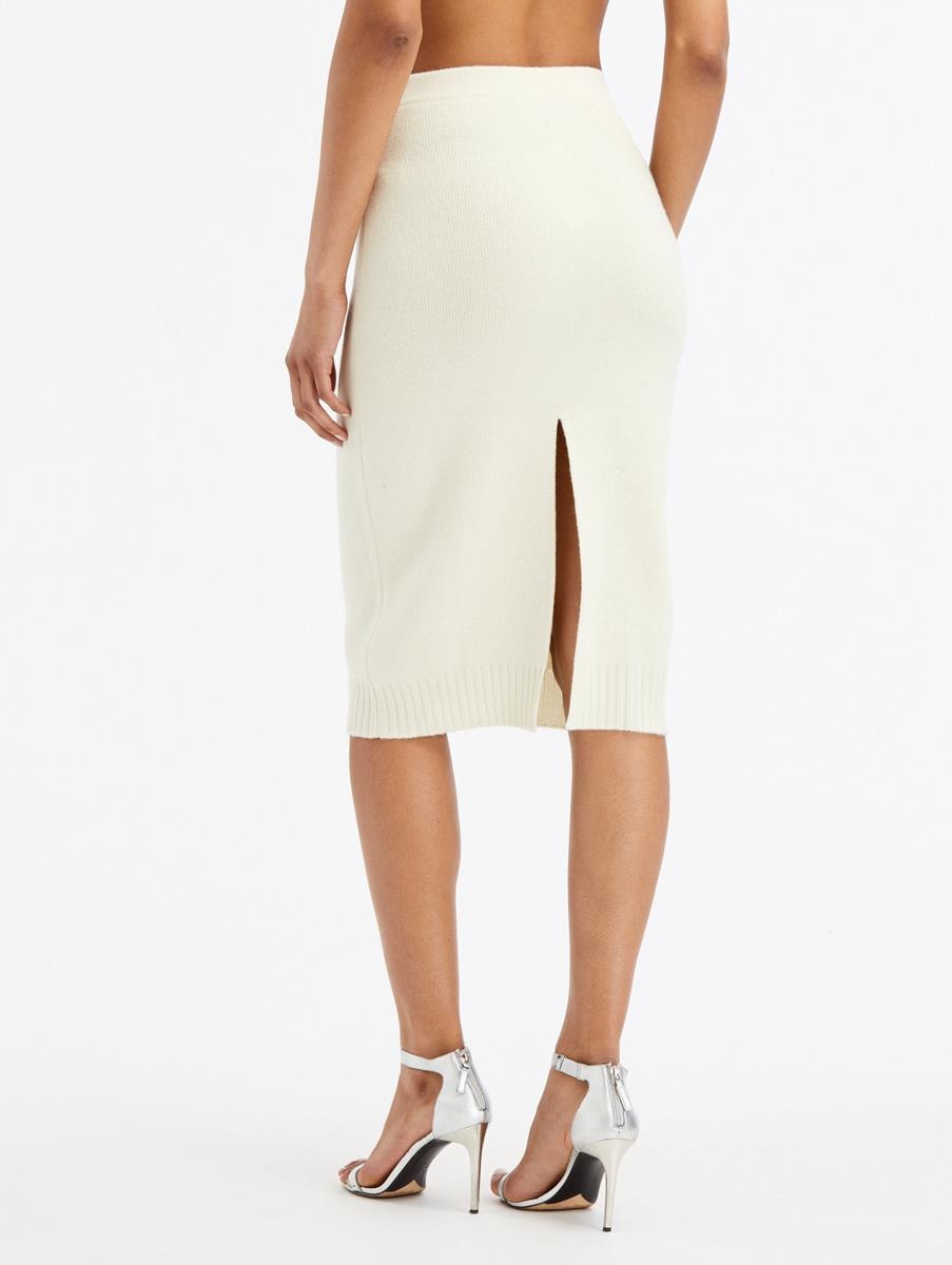 CASHMERE PENCIL SKIRT - 2