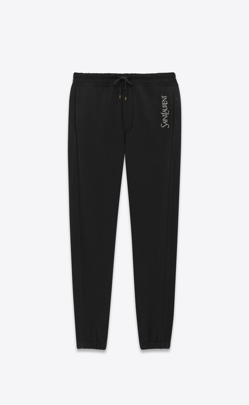 saint laurent sweatpants in fleece - 1