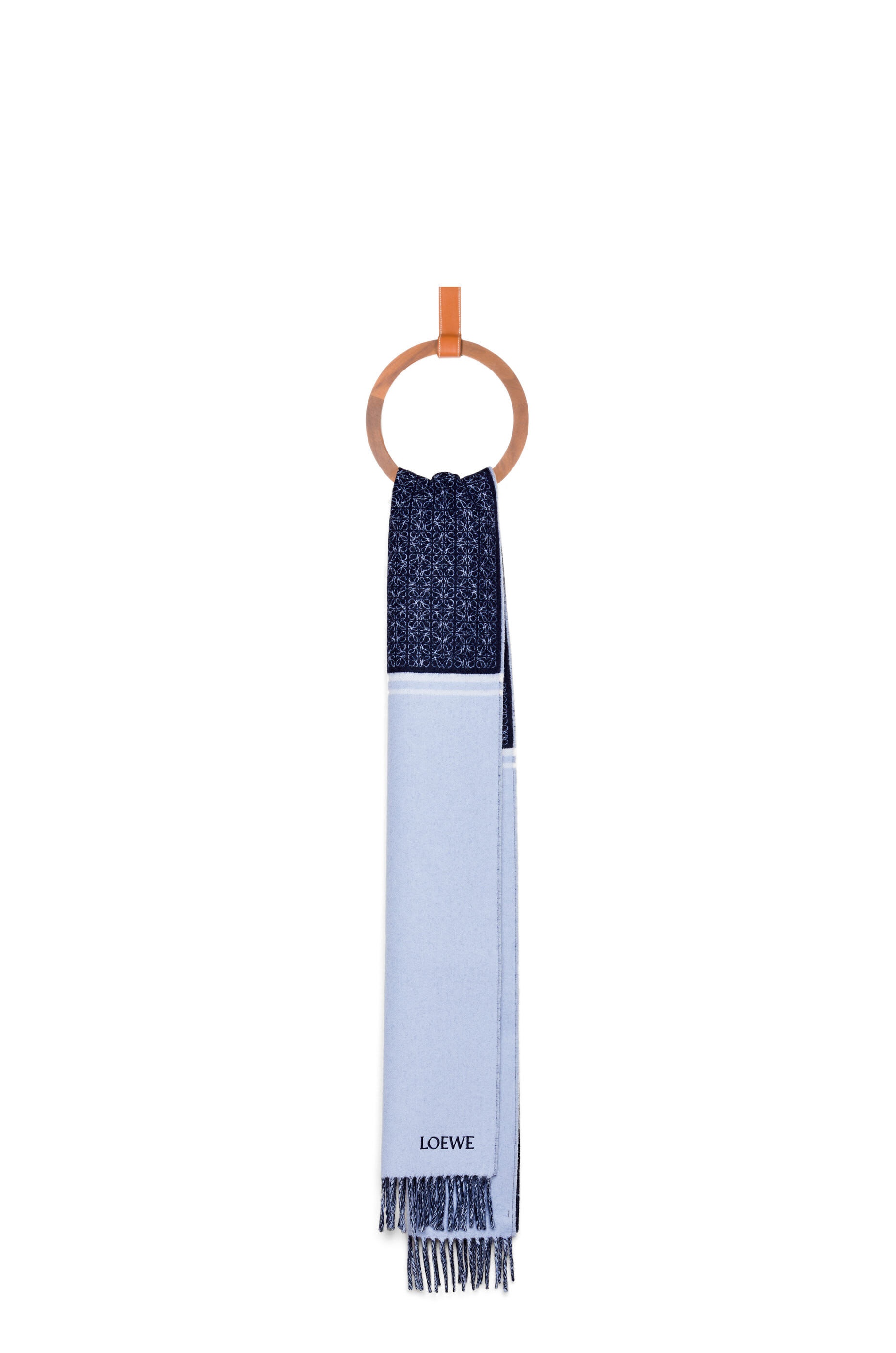 Scarf in wool and cashmere - 1