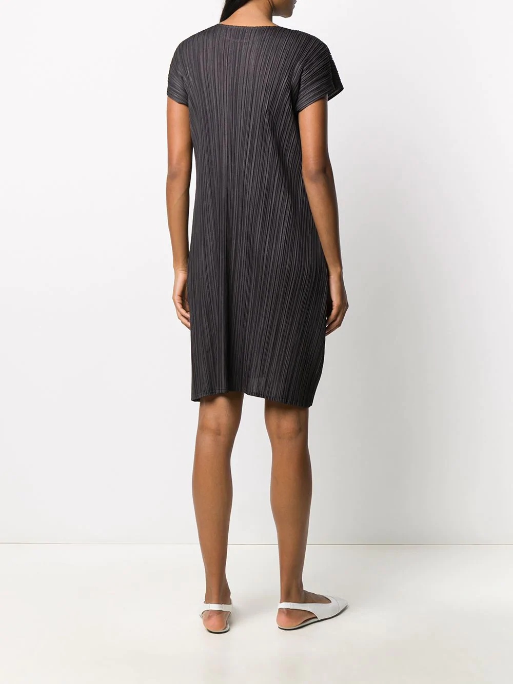 pleated shift dress - 4