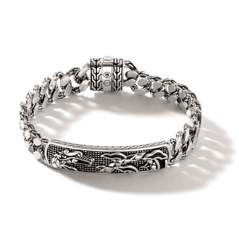 Naga ID Bracelet, Sterling Silver 1