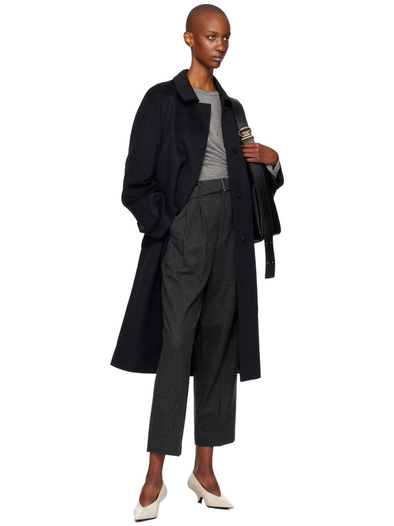 LE17SEPTEMBRE Gray Wrap Sweater outlook