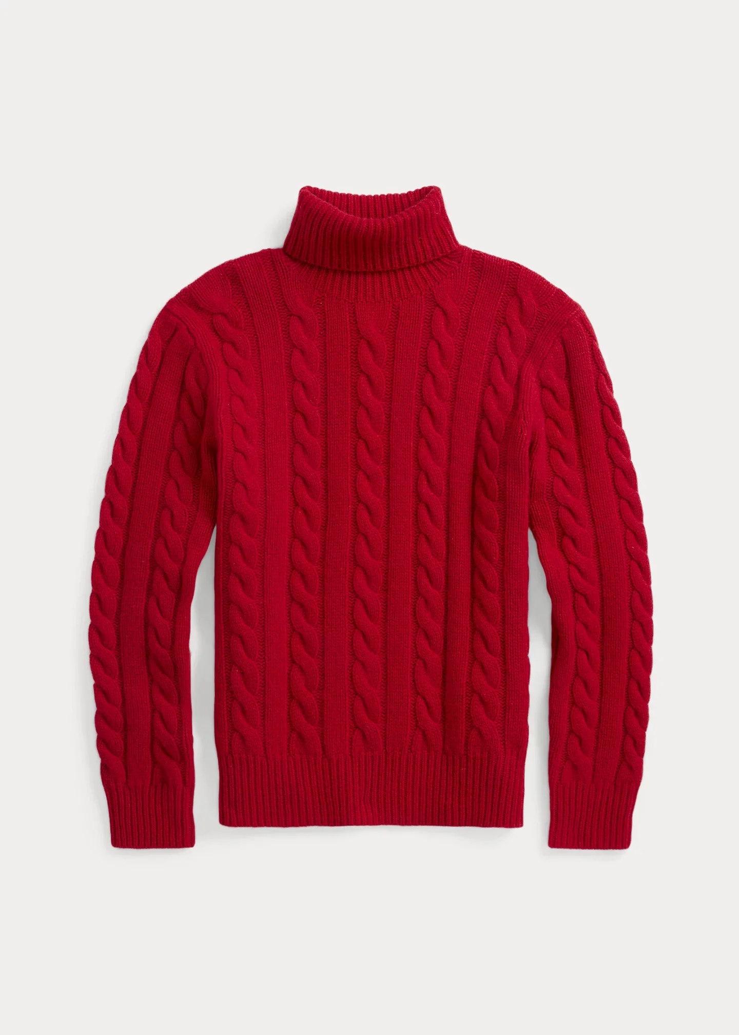 Cable-Knit Wool-Cashmere Sweater - 1