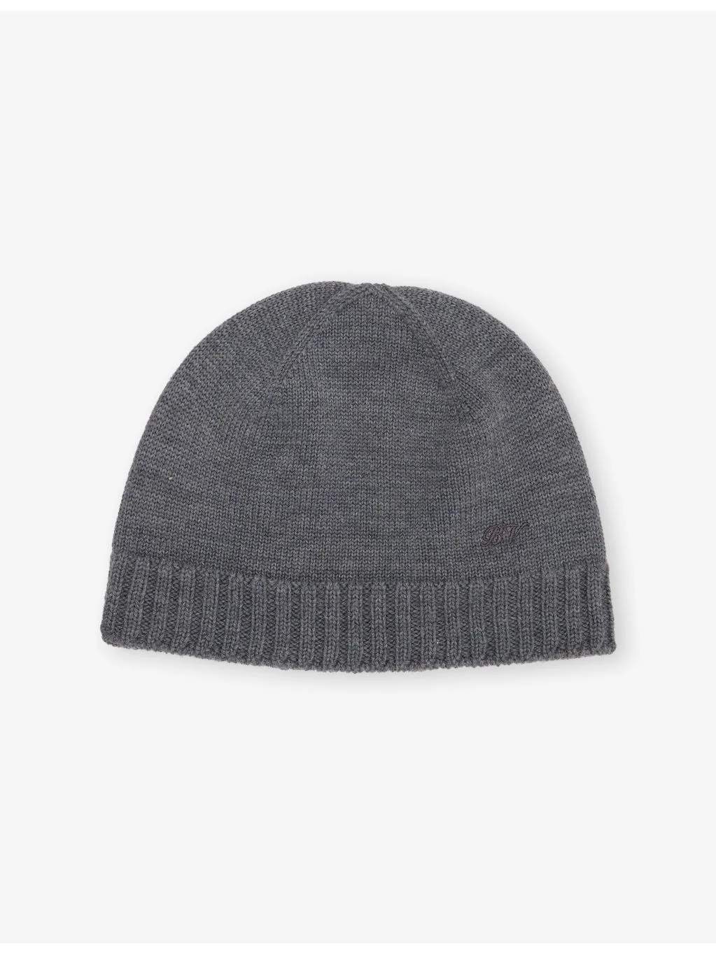 Brand-Embroidered Wool Beanie - 1