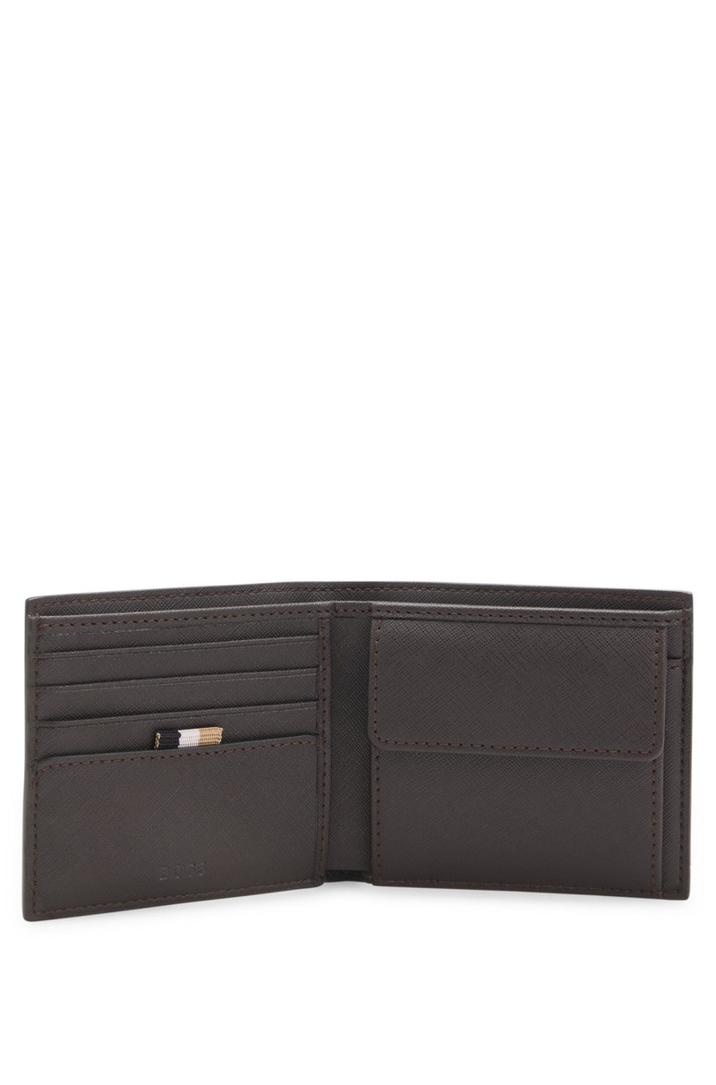 BOSS WALLET WITH SILVER-FOIL LOGO outlook