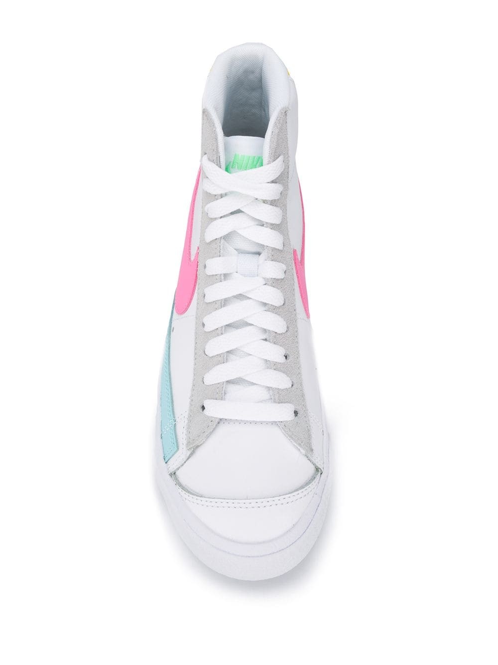 lace-up hi-top sneakers  - 4