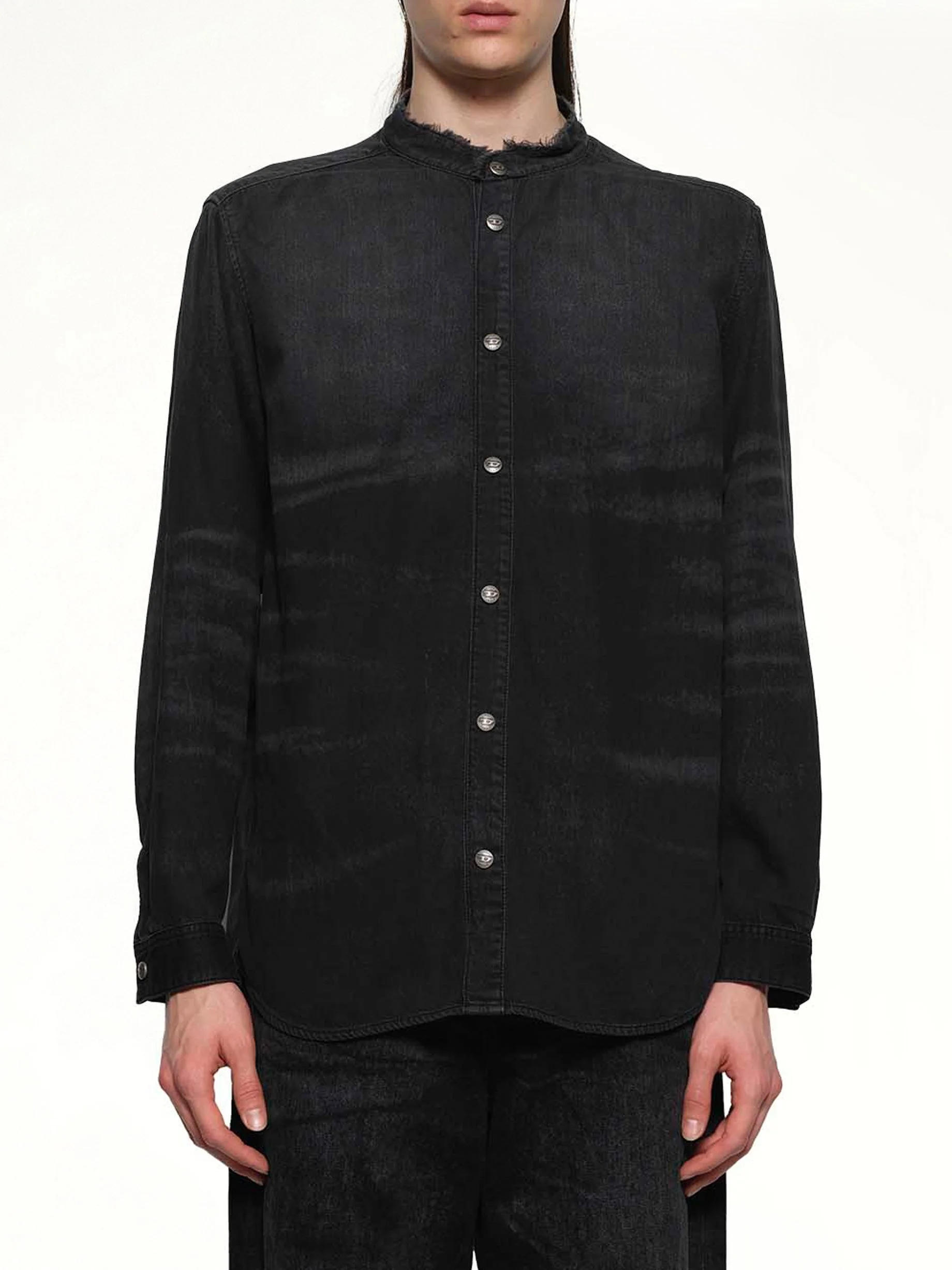 D-SIMPLY-FSH Runway Shirt in Black - 1