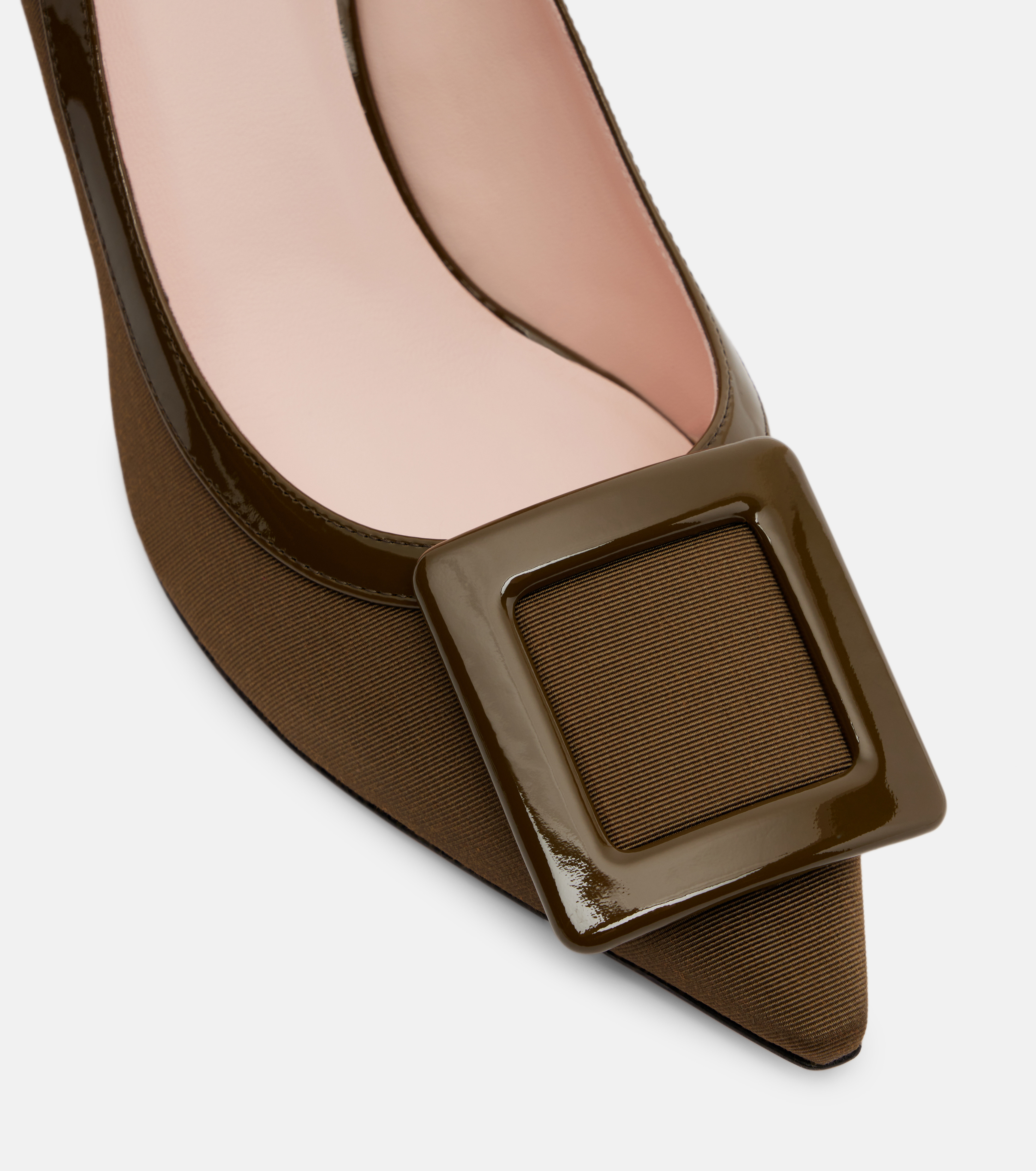 Viv In The City 65 leather-trimmed pumps - 5