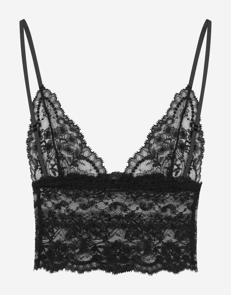Lace top with spaghetti straps - 2