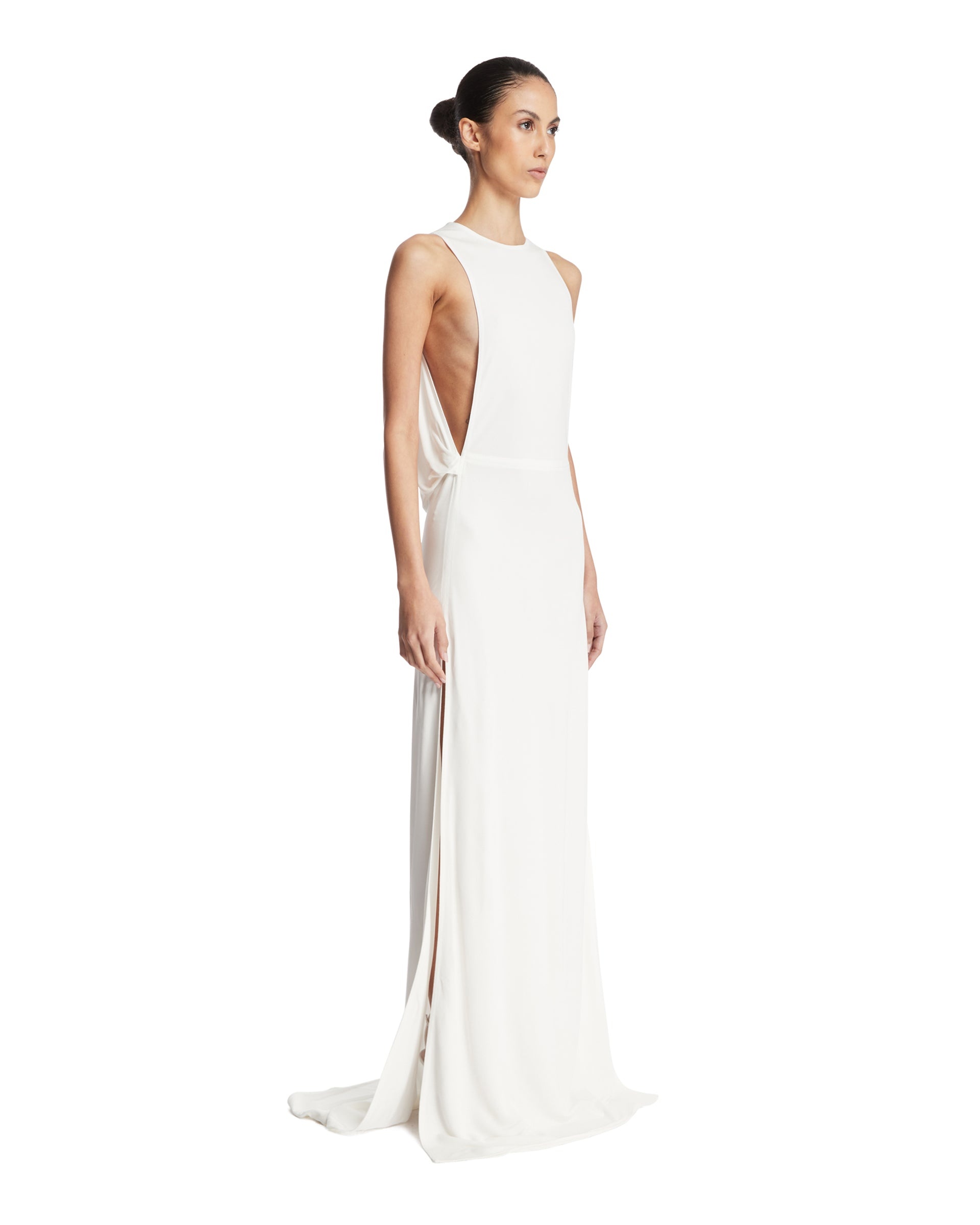 White Long Dress - 4