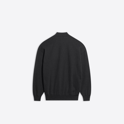 BALENCIAGA Men's Bb Corp Sweatshirt  in Black outlook