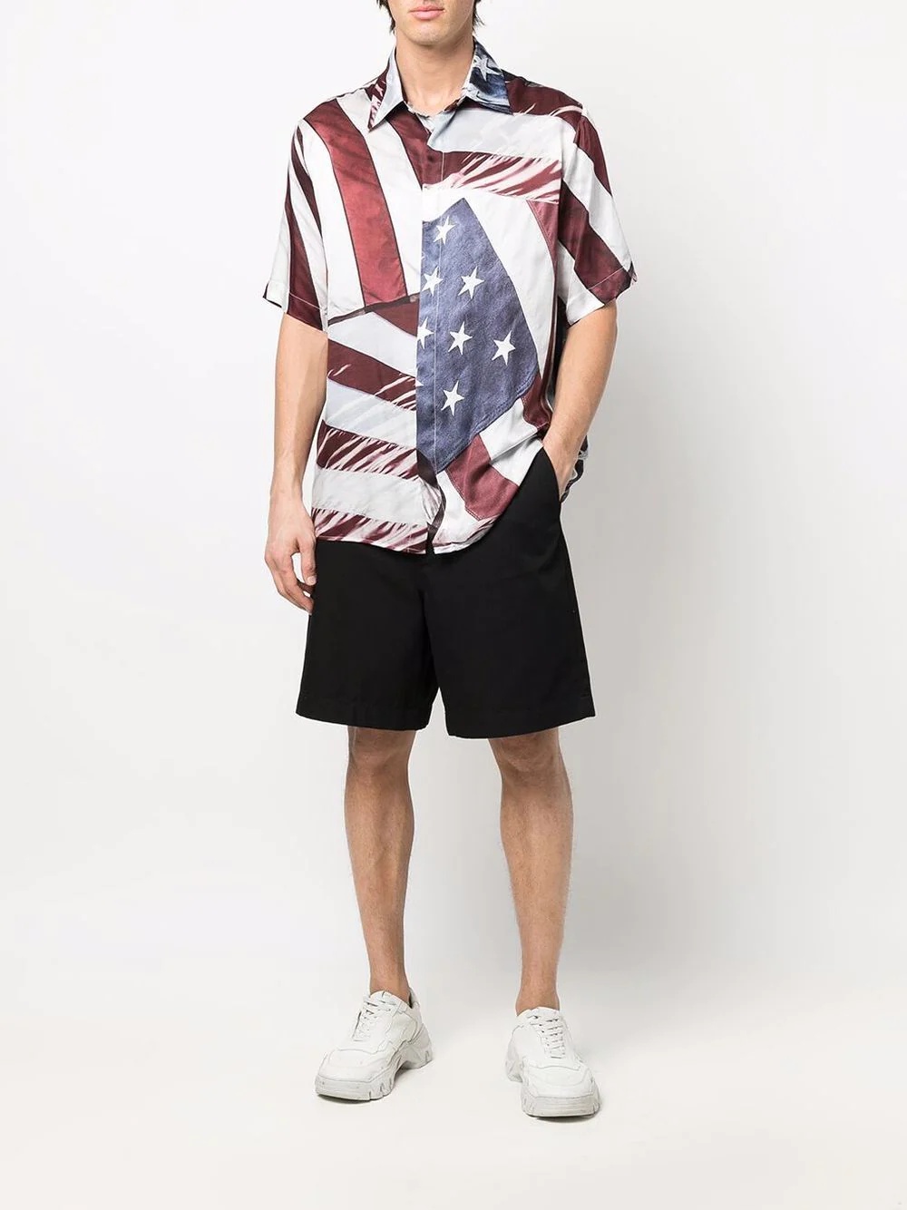 USA flag printed shirt - 2