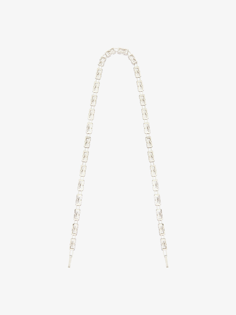 G CUBE CHAIN STRAP IN METAL 1