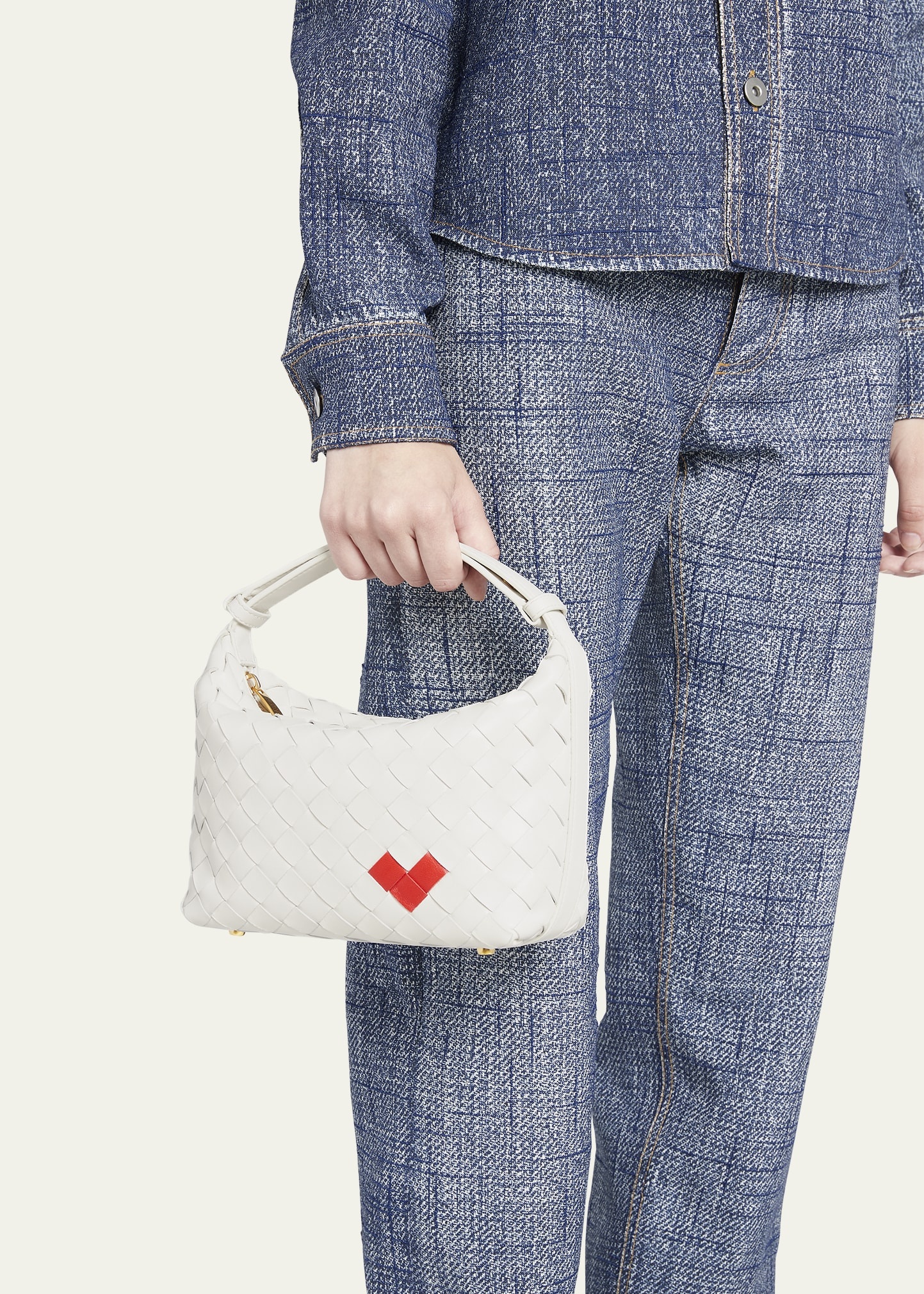 Mini Heart Intrecciato Shoulder Bag - 2